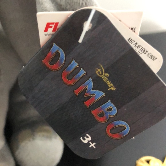 New Disney Dumbo Elephant Plush 6 Inch Just Play Stuffed Animal Toy - Picture 3 of 4